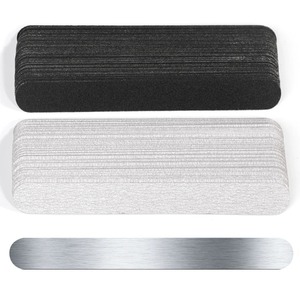 Lime à ongles jetable en verre cristal double face, grain 100, avec support adhésif pour le soin des ongles - Product Image 6