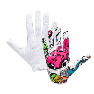 Gants de football américain 7v7 en néoprène et gel de silicone, doigts entiers, haute qualité, personnalisables, durables, antidérapants, pour jeunes - Product Image 5