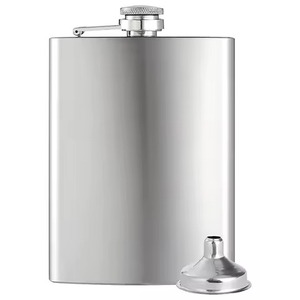 Custom Premium Gifts 7oz Leatherette Men Hip Flask Groomsman Flask Set de regalo con tazas y embudo - Product Image 5
