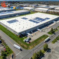 Entrepôt préfabriqué en acier, structure métallique pour l'Amérique du Nord, entrepôt frigorifique pour le stockage de marchandises en vrac, atelier
