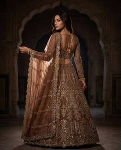 Divyam Creation Embroidered <b>Net</b> Lehenga Choli Set Floor-Length Traditional Wedding Wear for Women India Pakistan Style Spandex - Product Image 2