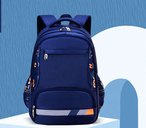 Mochila Escolar Ligera para Estudiantes, Impermeable, con Forro de Nailon Oxford, Cierre de Cremallera, Múltiples Compartimentos, Resistente, para Viajes y Portátil - Product Image 2