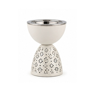 Stainless Steel Incense <b>Burner</b> with Marble Ball Base <b>for</b> Aromatherapy Use All Season - Product Image 2