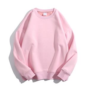 Sweat-shirt pour homme de haute qualité, sweat-shirt uni à col rond, sweat-shirt en coton uni pour homme sur mesure à manches longues - Product Image 2