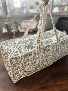 Block Printed Quilted Bags Embroidery Solid Color Crafted Quality <b>Canvas</b> for Stylish Everyday Use Wholesale Supply Export - Product Image 5