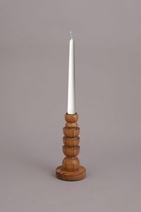 Nordic Natural Wood Handmade Round <b>Tealight</b> <b>Holder</b> Tabletop Centerpiece for Home Wedding Birthday Easter Decor - Product Image 3