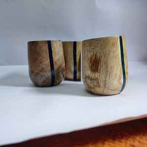 . Mug à café en bois poli, vaisselle écologique, tasse à boire en bois naturel, légère et durable - Product Image 4