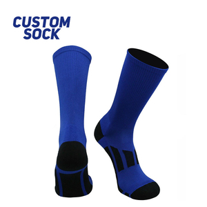 Chaussettes de football montantes orange avec rayures noires, en jacquard tricoté, respirantes, pour adultes, pour le sport d'été - Product Image 2