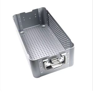 Caja de Autoclave Manual de Acero Inoxidable Alemán Perforada, Contenedor de Esterilización de Instrumentos Quirúrgicos, Alta Calidad, Garantía de 2 Años - Product Image 2