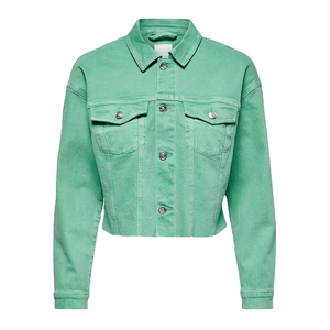 Top Fashion <b>Cropped</b> <b>Denim</b> Outerwear Coats High Streetwear Clothing Women's Long Sleeve Casual Jean Crop Top <b>Jacket</b> Men - Product Image 4