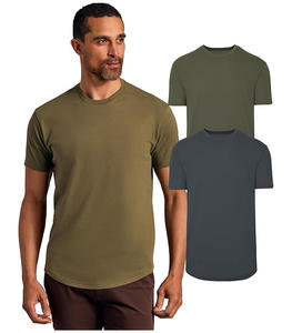 Camiseta Deportiva de Manga Corta para Hombre, Personalizada, 100% Poliéster Blanco, Tejido Transpirable, Compresión, Impresión Gráfica, Marca Personalizada, en Promoción - Product Image 1