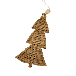 100% Natural Rattan <b>Christmas</b> Decorations – Handmade Woven Holiday Ornaments - Product Image 4