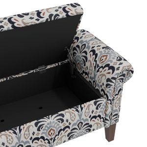 Conrad <b>Storage</b> Ottoman Stylish <b>Stool</b> <b>with</b> Practical <b>Storage</b> Solution - Product Image 3