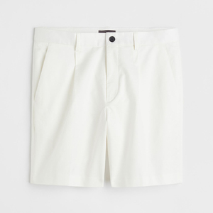 Shorts de basketball en toile pour homme, coupe classique, avec deux poches latérales profondes, style hip-hop, anti-plis, vintage, en coton uni, mi-longueur, pour l'été - Product Image 1