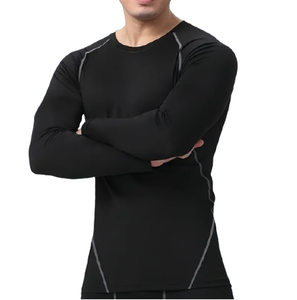 Customized Reversible Thermal Compression <b>Base</b> <b>Layer</b> for Men Quick Drying Athletic <b>Base</b> <b>Layer</b> for Running Gym Workouts - Product Image 5