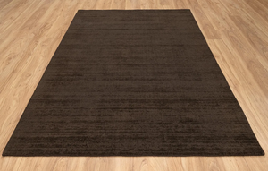 พรมขนสัตว์ทอมือแบบกาเบห์ สีน้ำตาลช็อกโกแลตเข้ม สไตล์โมเดิร์นมินิมอล สำหรับห้องนั่งเล่น ตกแต่งบ้าน - Product Image 4