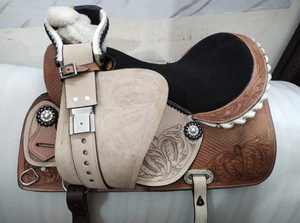 Selle de cheval en cuir occidental sur mesure de haute qualité, tendance, nouvelle, faite à la main - Product Image 4