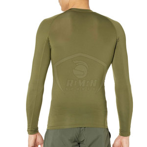 Made In Best Material <b>Men</b> <b>Compression</b> Rash Guard Custom Logo Printed <b>Men</b> <b>Compression</b> Rash Guard With Long Sleeve - Product Image 2
