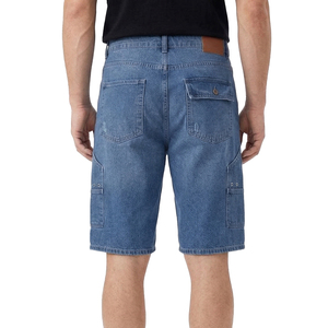 Shorts en jean baggy personnalisés pour hommes, style charpentier à double genou, cargo, déchirés, rétro, surdimensionnés, pour l'été, vente en gros - Product Image 3