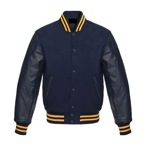 Custom Men's Varsity Jackets with Embroidered Team Logo or Name New <b>Colours</b> Available From Manufacturer - Product Image 1
