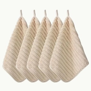 Luxury Hotel Hand Towel Premium Cotton Soft Smooth Quick Dry Highly Absorbent Bathroom Towel Wholesale OEM Striped Cotton - Product Image 1