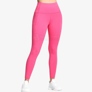 High Quality Best Selling Women <b>Leggings</b> High Waist Full Length Gym Workout Casual Breathable Quick Dry Spandex/<b>Nylon</b> Custom - Product Image 3