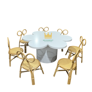 Silla Infantil de Mimbre Hecha a Mano, en Oferta, para Fiestas de Cumpleaños y Decoración de Eventos, Silla Infantil de Mimbre Natural - Product Image 1