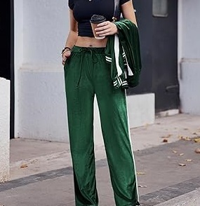 Ensemble de survêtement en velours zippé pour femme, coupe ample, 2 pièces, style jogging, pour la course et les loisirs en extérieur, OEM sur mesure - Product Image 4