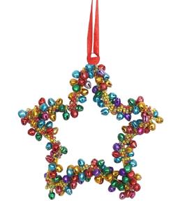 เครื่องประดับตกแต่งคริสต์มาสรูปดาว ทำด้วยมือ ประดับด้วยลูกปัด ทนทาน กันน้ำ สไตล์โมเดิร์น ขายตรงจากโรงงาน ตกแต่งบ้านได้ทั้งภายในและภายนอก - Product Image 2