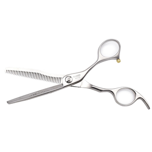 Tijeras de Peluquería de Acero Inoxidable para Adelgazar el Cabello, Rectas, Plateadas, de 6 Pulgadas, para Salón de Belleza - Product Image 3