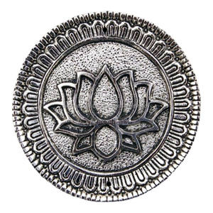 Quemador de Incienso de Aluminio de Lujo, Plato Redondo para la Temporada de Primavera, Ideal para Atrapar Ceniza de Flores de Loto, Sándalo y Agarwood - Product Image 2