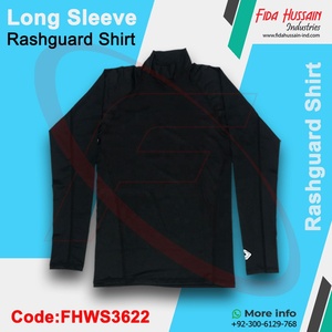 Top qualité à manches longues Rash Guard chemise en gros à manches longues Rash Guard chemise respirant à manches longues Rash Guard chemise pour hommes - Product Image 2