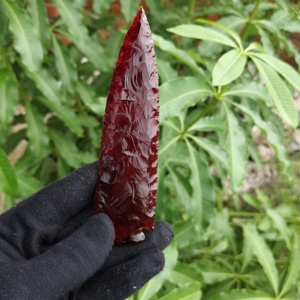 Wholesale Red Obsidian Stone Arrowhead Red Obsidian Arrowhead Handmade Gemstone Stone Collectible - Product Image 3