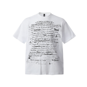 Camiseta de Punto 100% Algodón Lavado, Nueva Moda, Color Sólido, Manga Corta de Verano, Secado Rápido, Transpirable, con Estampado, para Hombre - Product Image 4