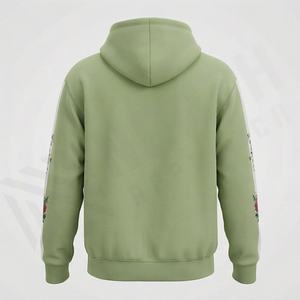 Sudadera con Capucha de Felpa 100% Algodón con Lavado Ácido, Corte Regular, para Hombre, Personalizada, Gruesa, con Bolsillos, Conjunto de Sudadera Transpirable para Invierno, OEM - Product Image 2