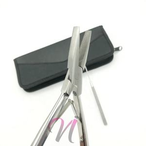 Outils d'extension de cheveux lisses personnalisés professionnels pince en argent en acier inoxydable solide de haute qualité - Product Image 6