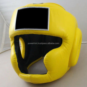 Casco de Boxeo Redondo de Cuero Unisex para Entrenamiento Profesional y Sparring, con Protección Facial Abierta para Seguridad Deportiva - Product Image 2