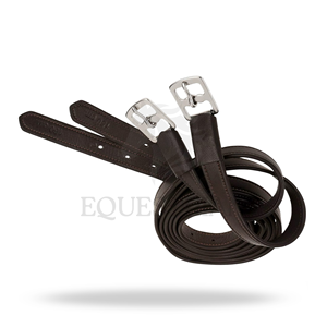 Sangles d'étrier robustes en cuir véritable et aluminium de qualité supérieure pour selle anglaise, fixation sécurisée, équipement d'équitation - Product Image 3