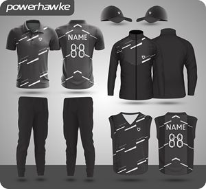 Conjunto de uniforme de cricket de alta calidad, camiseta de jersey con cuello y pantalones cómodos con personalización - Product Image 6