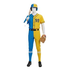Uniforme de baseball professionnel entièrement personnalisé, respirant, imprimé, 100% polyester, durable et confortable - Product Image 1