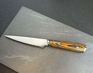 Cuchillo de Cocina Industrial de 5 Pulgadas, Doble Forjado, Acero Inoxidable, Punta Caída, Multifuncional, para Camping, Más Vendido - Product Image 5