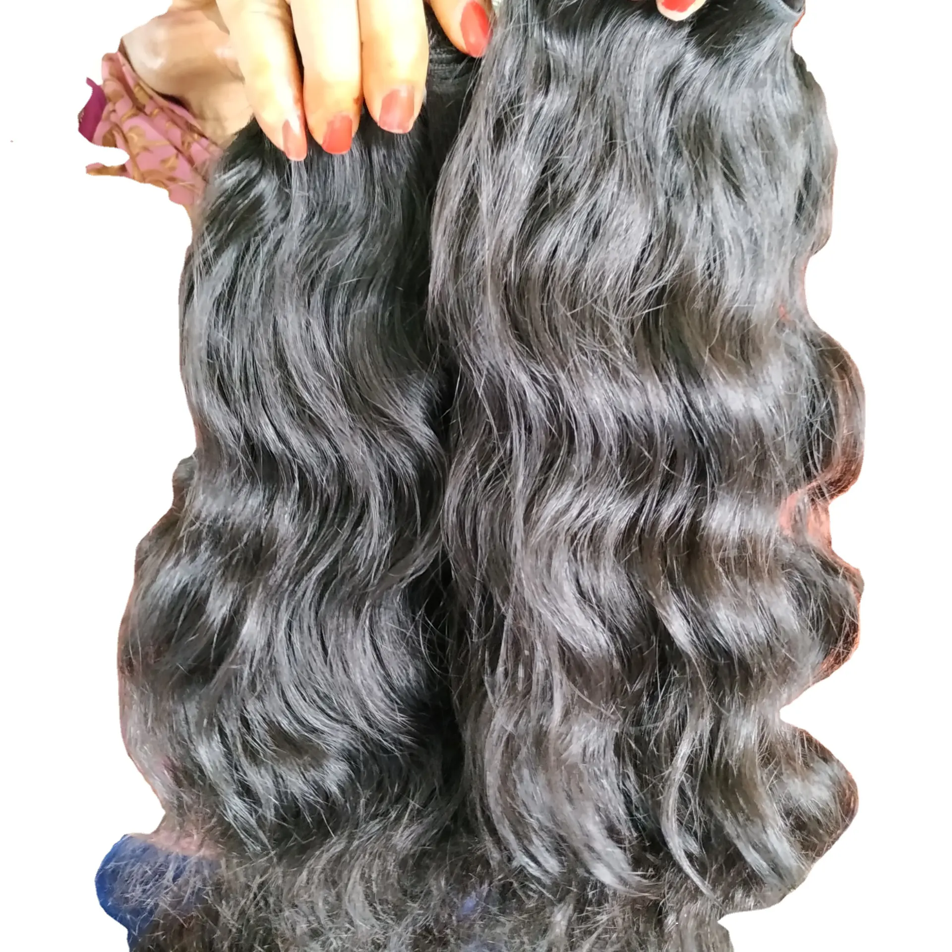 Raw virgin Cuticle Aligned Natural Wavy Bundle Raw Virgin Cuticle Aligned Hair Free Sample Virgin Brazilian Human Hair