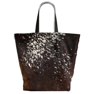 Wholesale Large Capacity Women's Hai on Leather Tote Bag Vintage Fashion <b>Handbags</b> by Manufacturer - Product Image 5