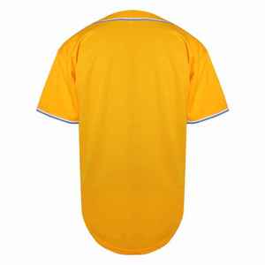 High Quality 100% Polyester Plain Dyed <b>Light</b> Wight Breathable Quick Dry Short Sleeve Baseball Jersey Unisex - Product Image 2