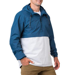 Veste coupe-vent à capuche imperméable pour homme - Personnalisable, respirante, idéale pour la course à pied, l'entraînement et les activités de plein air - Product Image 2