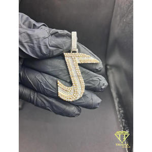 Moissanite Diamond <b>Cross</b> Pendant Hip Hop <b>Chain</b> Iced Out Luxury Jewelry Gift for Men Women - Product Image 5
