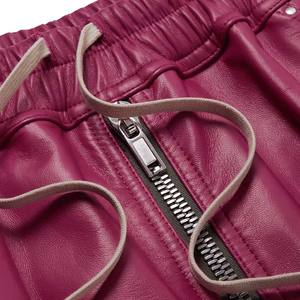 Shorts en cuir PU et toile pour hommes, dernière conception, écologiques, personnalisables, haute qualité, imperméables, respirants, séchage rapide, vente en gros - Product Image 5