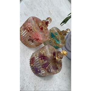 กล่องใส่ของตกแต่งทำมือ ด้วยงานฝีมือศิลปะ สำหรับจัดเก็บและโชว์ - Product Image 3