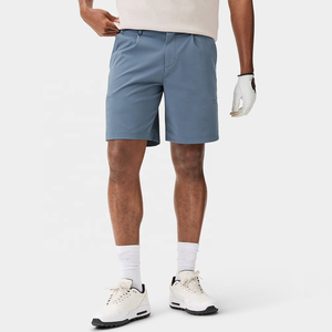 Shorts décontractés en toile pour hommes – Confortables, durables, taille haute, motif uni, respirants, coupe-vent, avec cordon de serrage – Numérique - Product Image 2