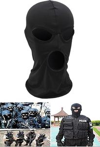 Masque Balaclava Unisexe Noir Intégral Respirant Imperméable Extérieur Spandex Polyester Couleur Unie Décontracté Couvre-tête Adulte - Product Image 5